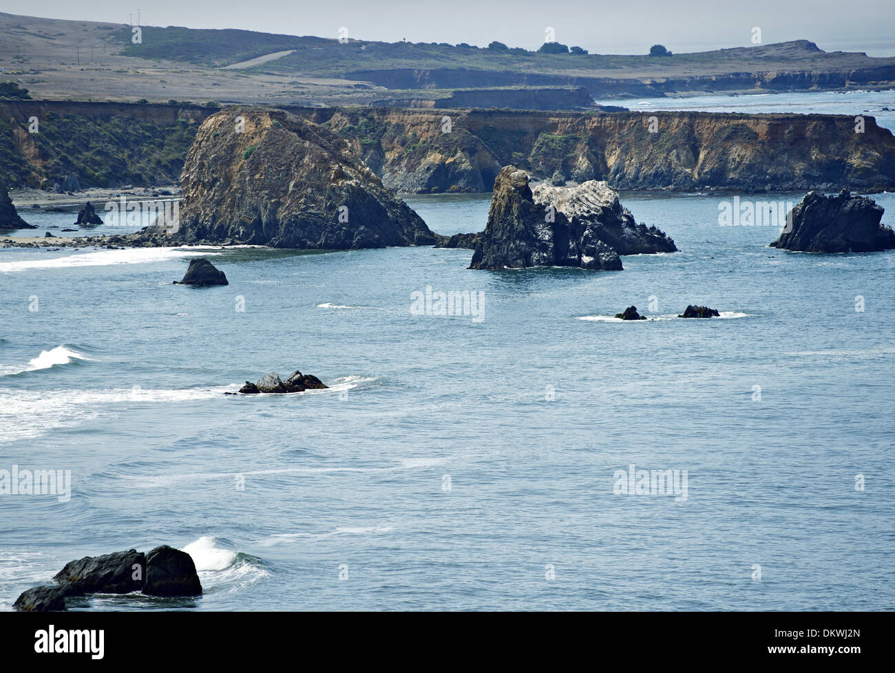 Pacific Shore California, USA. Scenic Ocean Coast Stock Photo Alamy
