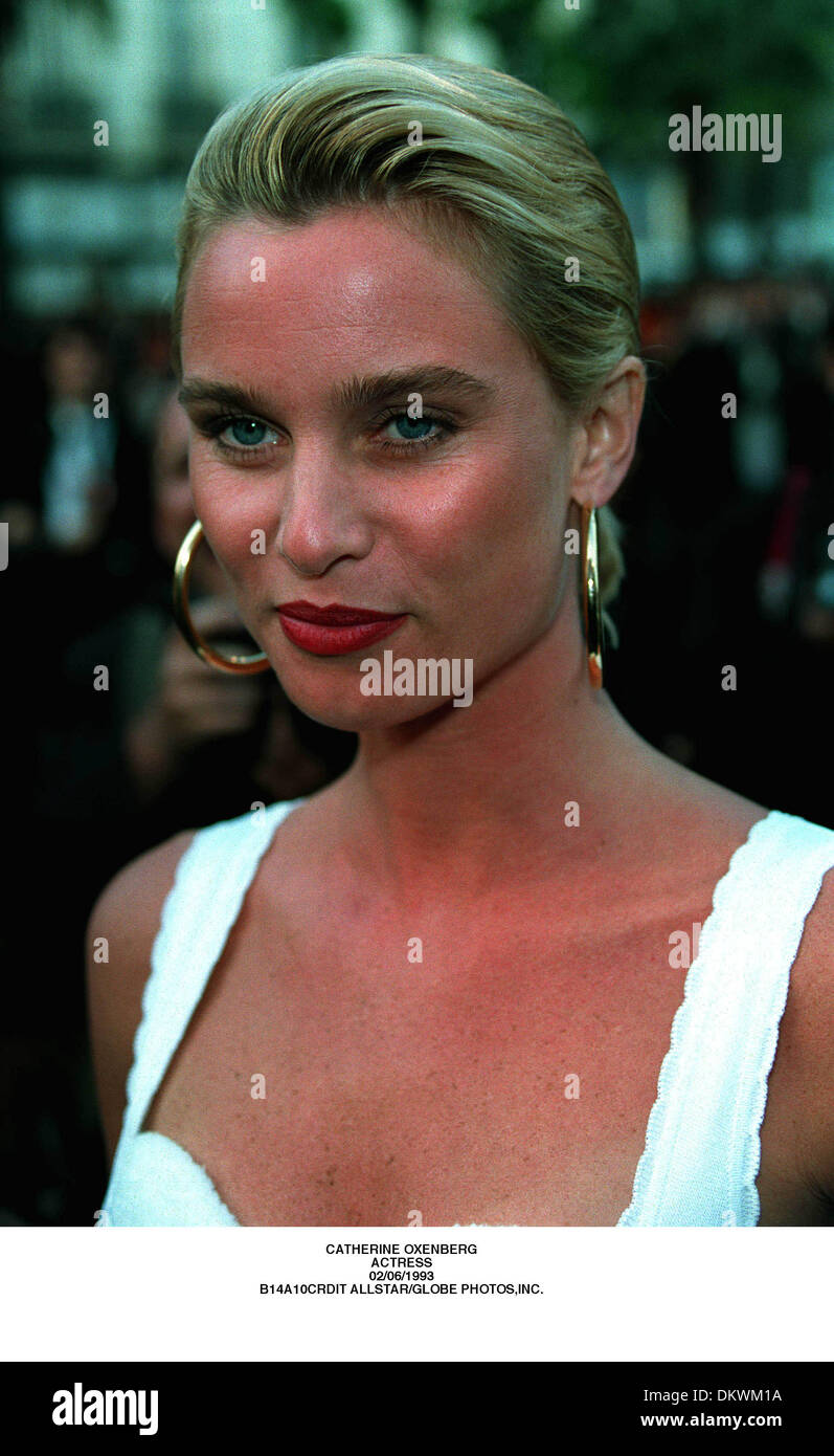 CATHERINE OXENBERG.ACTRESS.02/06/1993.B14A10CRDIT Stock Photo
