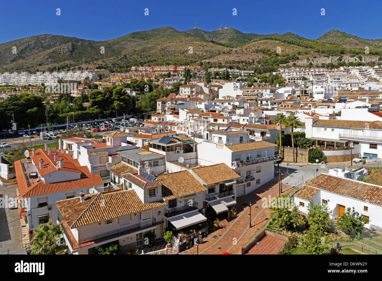 Europe Spain ES Andalusia Benalmadena Pueblo Calle Santo Domingo Stock Photo 63874915 Alamy