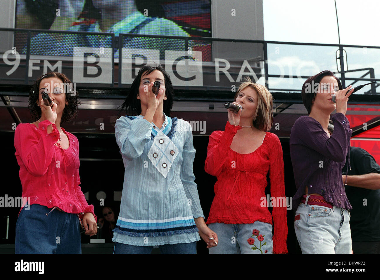 B*WITCHED.B*WITCHED, POP GROUP.27/08/1999.T21A11 Stock Photo