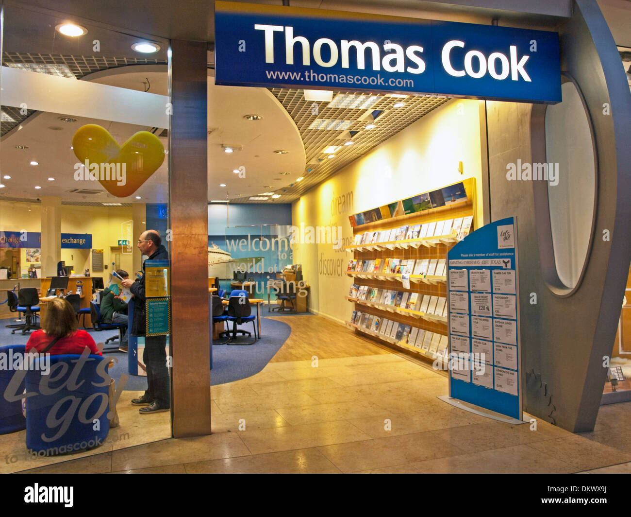 Thomas Cook, Bluewater Shopping Centre, Greenhithe, Kent, England, United Kingdom Stock Photo
