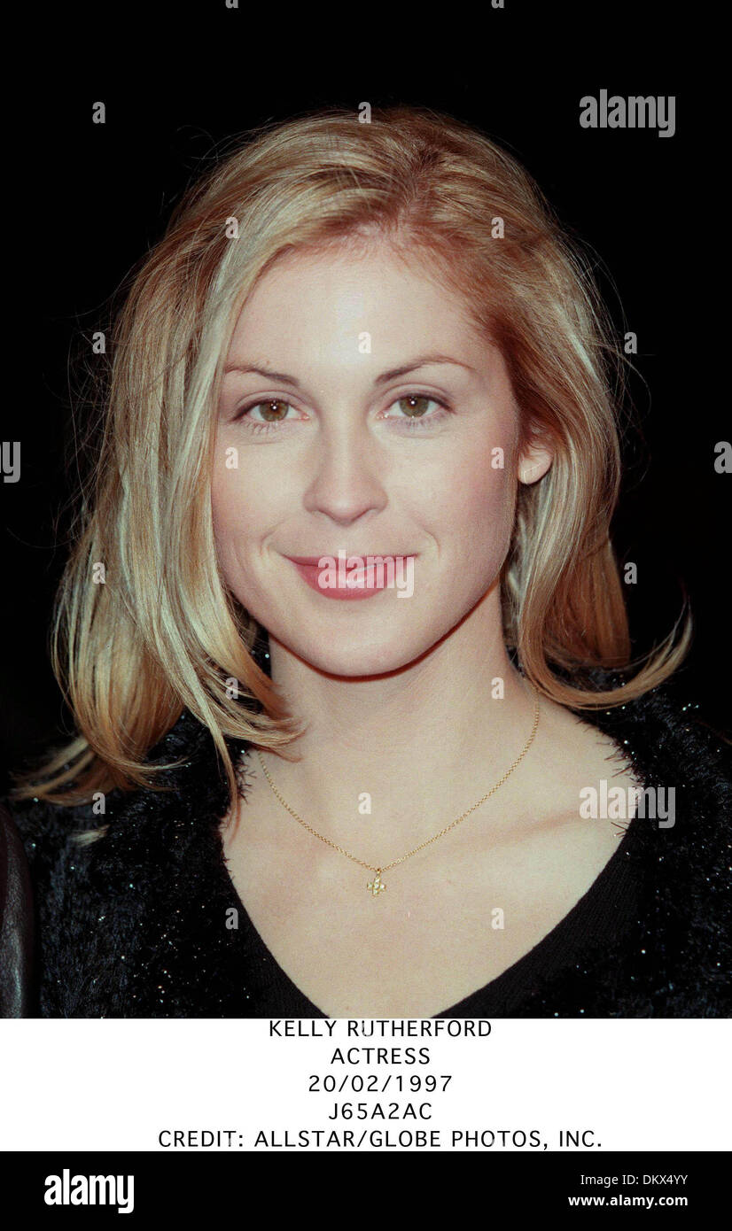 KELLY RUTHERFORD.ACTRESS.20/02/1997.J65A2AC Stock Photo Alamy