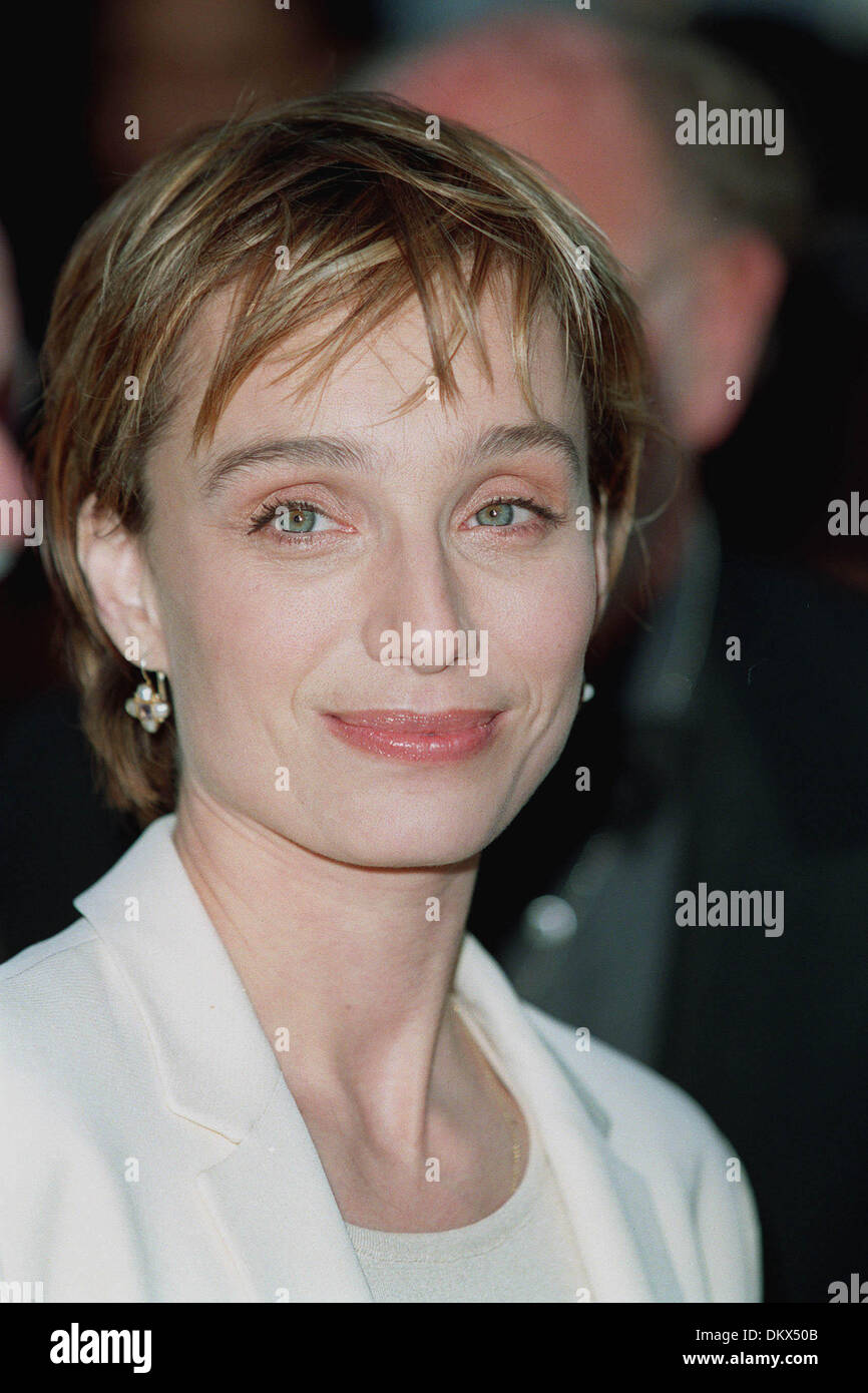 KRISTIN SCOTT THOMAS.ACTRESS.28/02/1997.J68F9C Stock Photo - Alamy