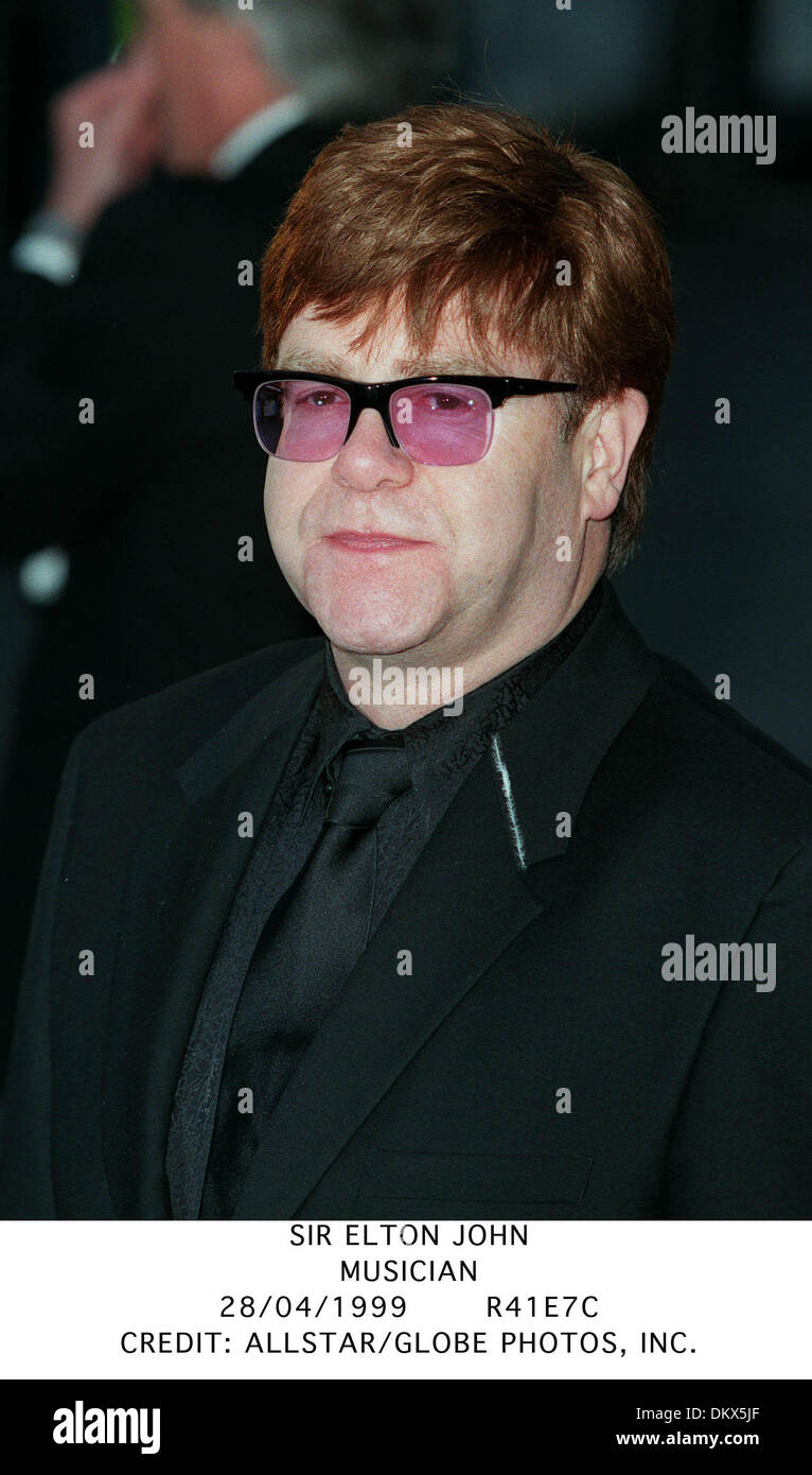 SIR ELTON JOHN MUSICIAN 28 04 1999 R41E7C Stock Photo Alamy sir-elton-john-musician-28-04-1999-r41e7c-stock-photo-alamy