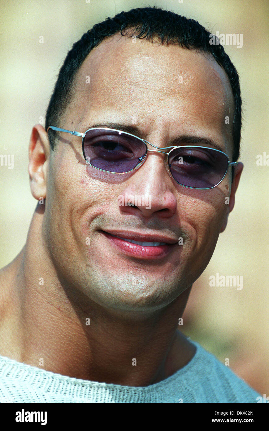 THE ROCK.WWF WRESTLER & ACTOR.SANTA MONICA, LA, USA.03/10/2001