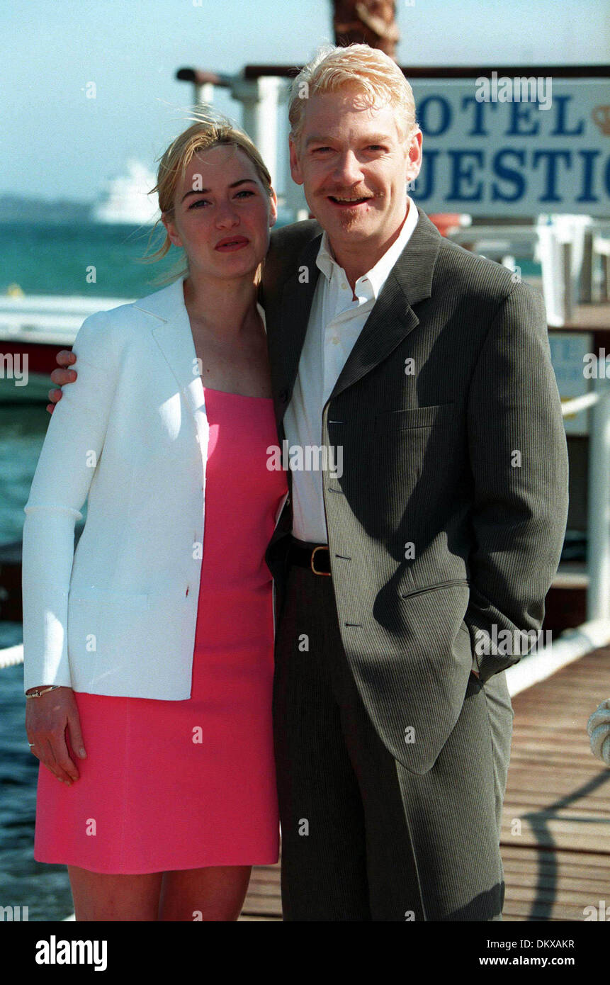 KATE WINSLET & KENNETH BRANAGH.CANNES FILM FESTIVAL 1996.23/05/1996.G63G23A Stock Photo