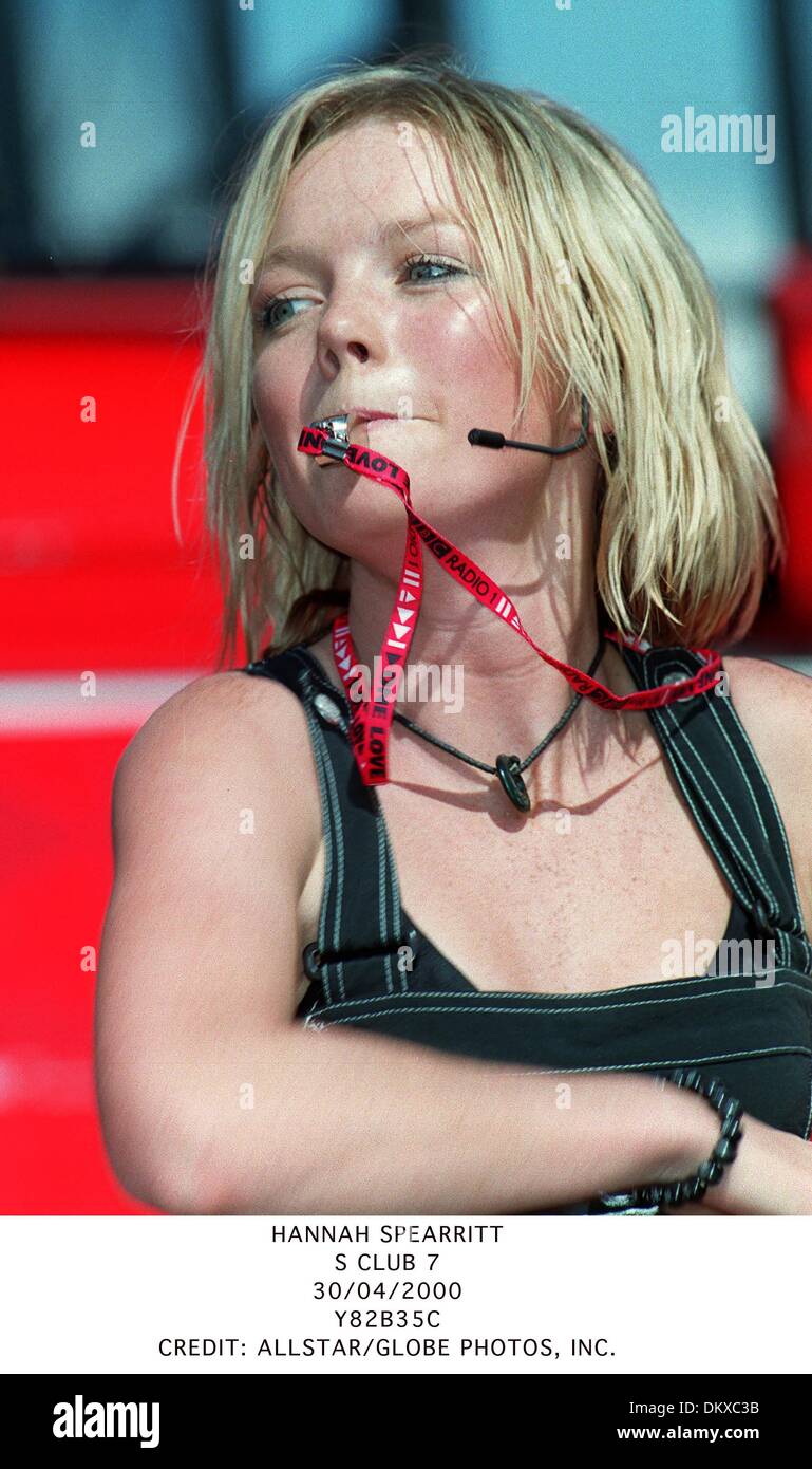 Apr. 30, 2000 - HANNAH SPEARRITT.S CLUB 7.30/04/2000.Y80D20C.CREDIT:(Credit  Image: © Globe Photos/ZUMAPRESS.com Stock Photo - Alamy