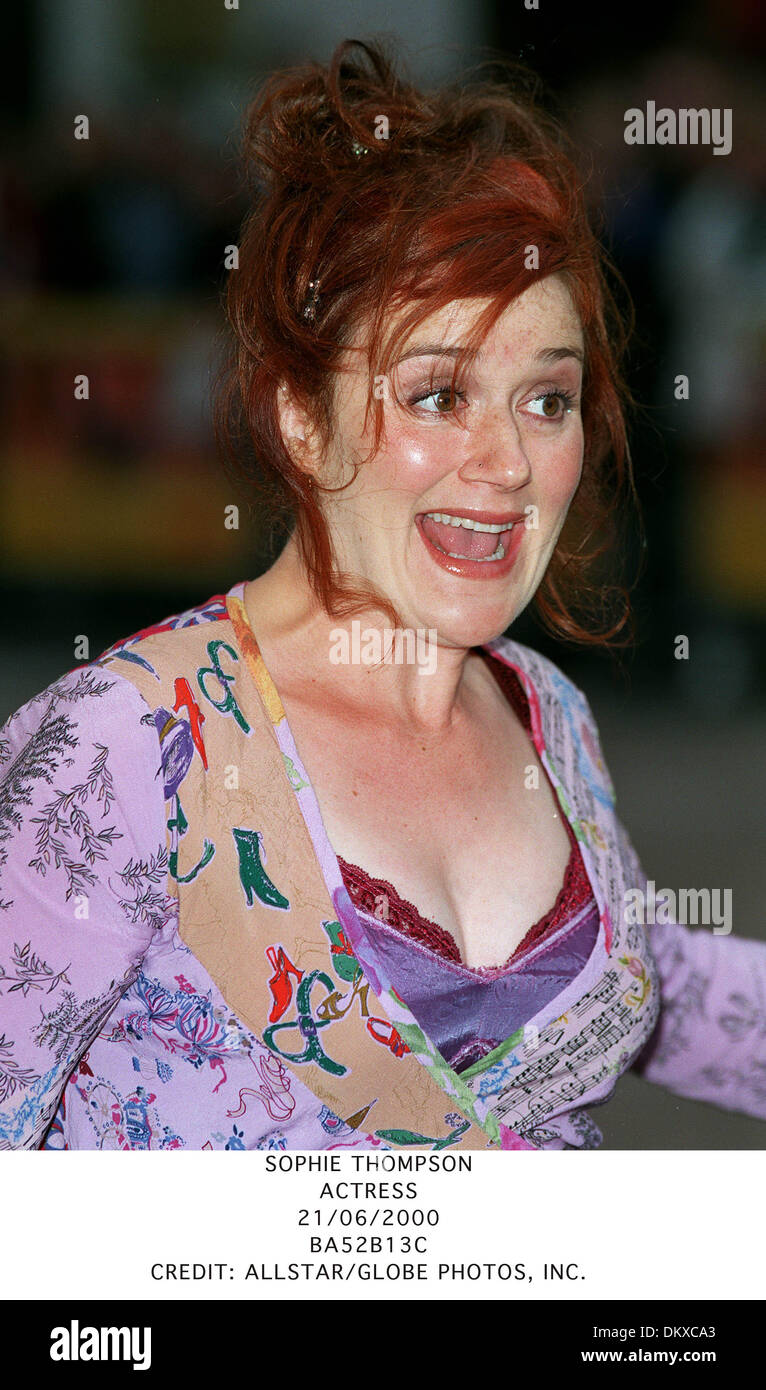 June 21, 2000 - SOPHIE THOMPSON.ACTRESS.21/06/2000.BA52B13C.CREDIT:(Credit Image: © Globe Photos/ZUMAPRESS.com) Stock Photo