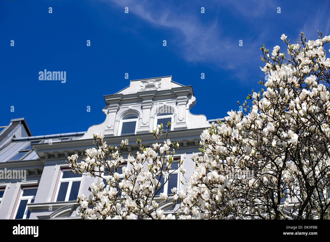 Residential construction, art nouveau, luxury apartments, Hanseatic