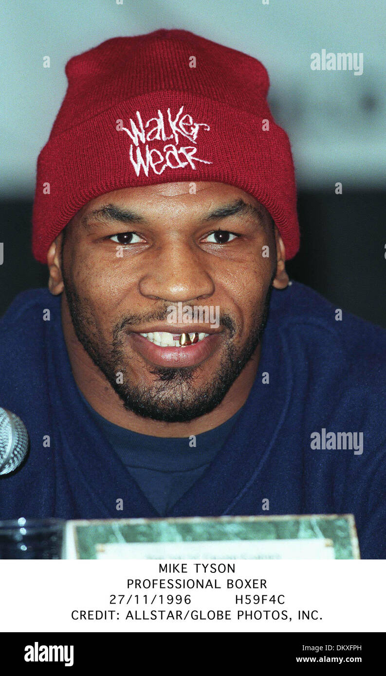 MIKE TYSON.PROFESSIONAL BOXER.27/11/1996.H59F4C Stock Photo Alamy