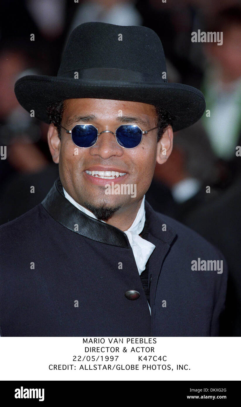 MARIO VAN PEEBLES.DIRECTOR & ACTOR.22/05/1997.K47C4C Stock Photo - Alamy