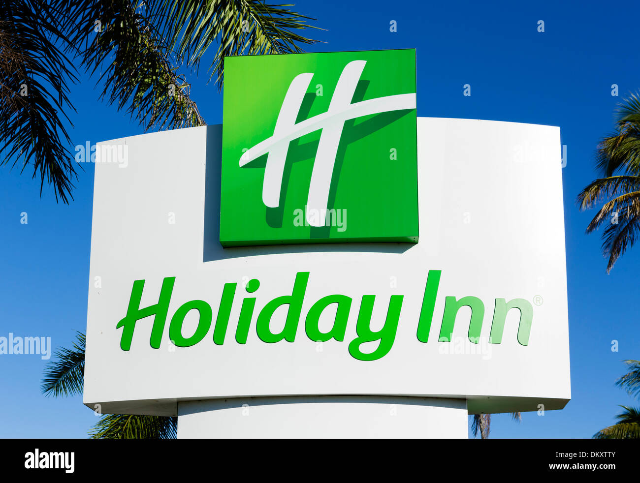 Holiday Inn hotel sign, Florida, USA Stock Photo