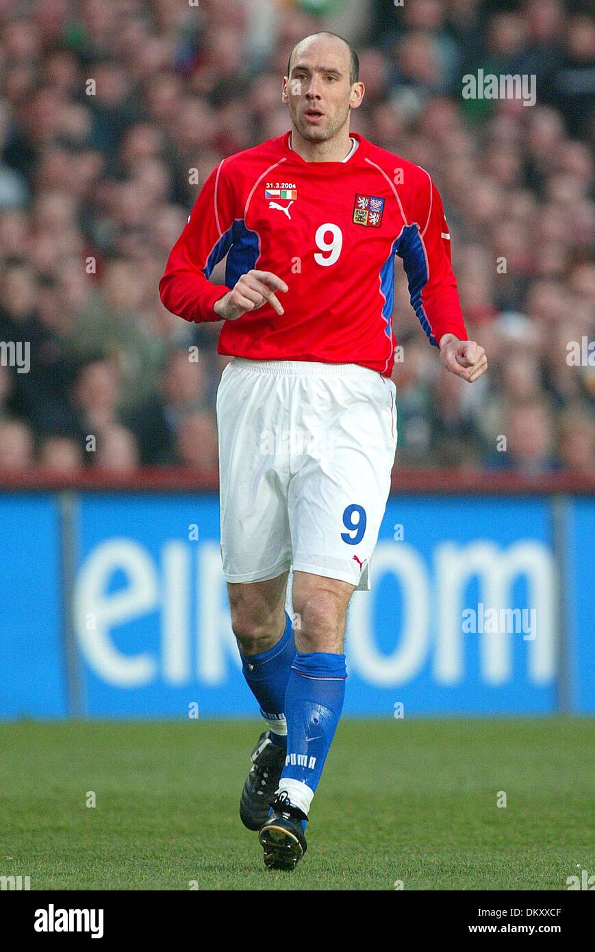 JAN KOLLER.CZECH REPUBLIC.REP OF IRELAND V CZECH REPUBLI.LANSDOWNE ROAD DUBLIN, IRELAND.31/03/2004.DIF22461.K47872.WORLD CUP PREWIEW 2006 Stock Photo