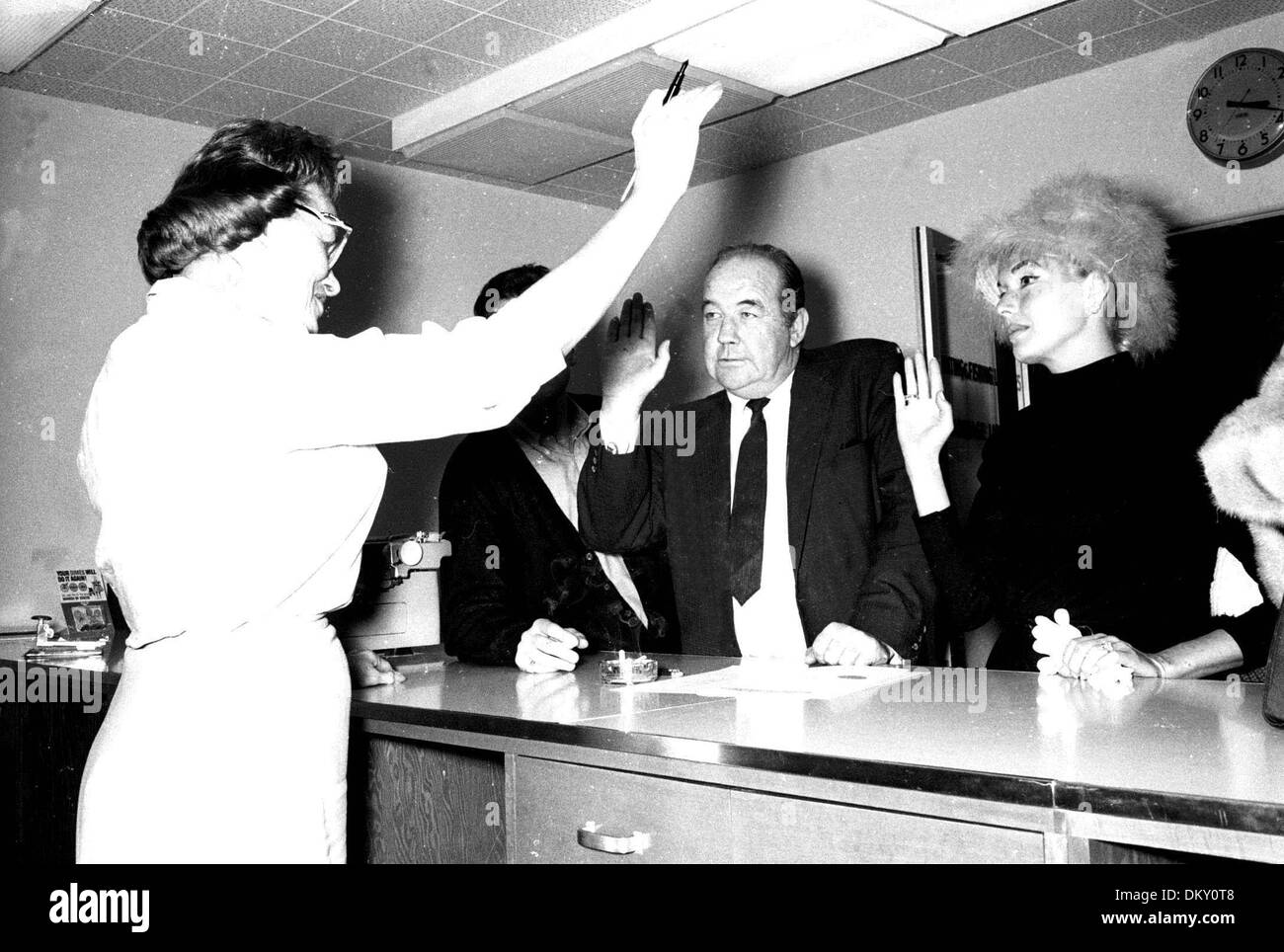 Apr. 21, 2000 - BRODERICK CRAWFORD/JOAN TABOR WEDDING LICENSE. LARRY