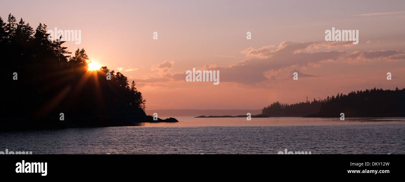 Scenic Maine, Roque Island Archipelago, Down East, Maine Stock Photo