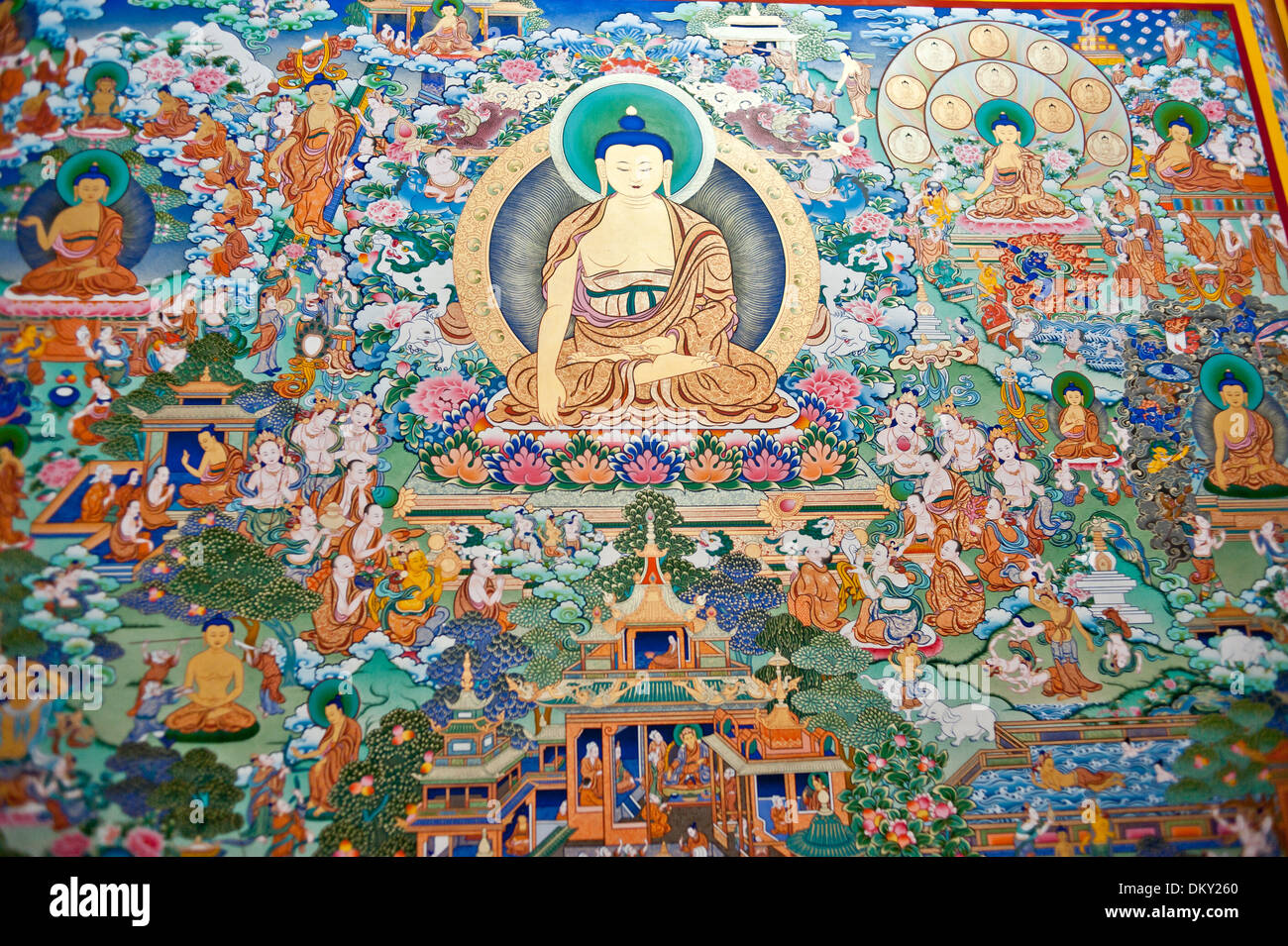China's Tibet thangka paintings Stock Photo Alamy