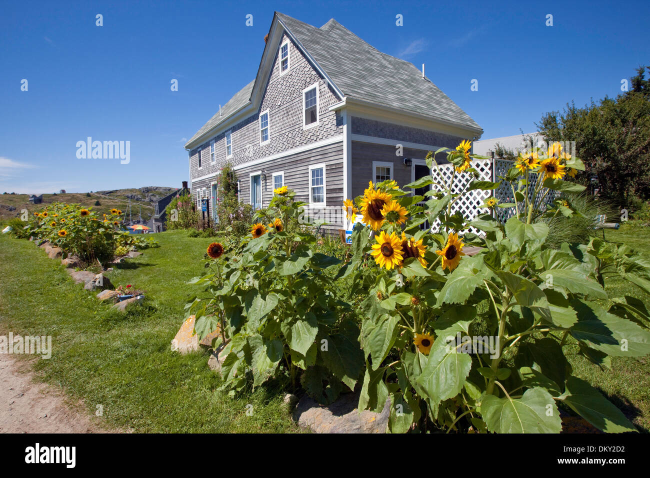 Monhegan Island, Maine Stock Photo Alamy