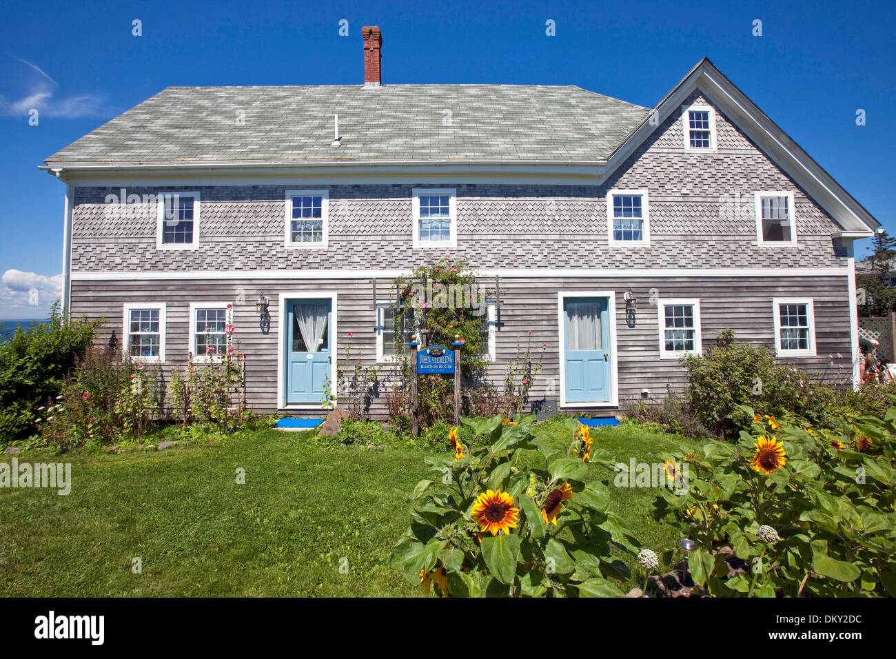 Monhegan Island, Maine Stock Photo Alamy