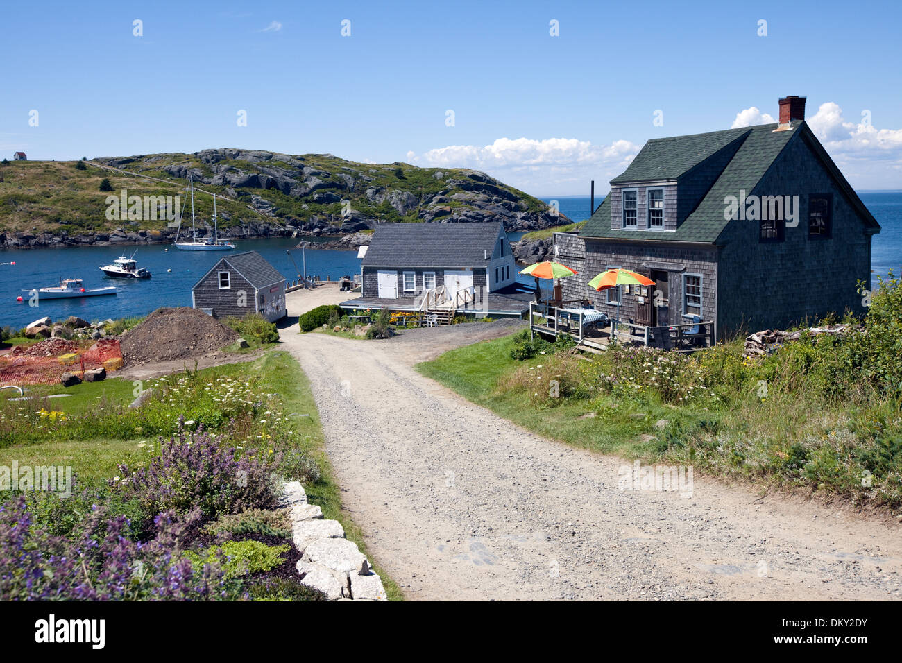 Monhegan Island, Maine Stock Photo Alamy