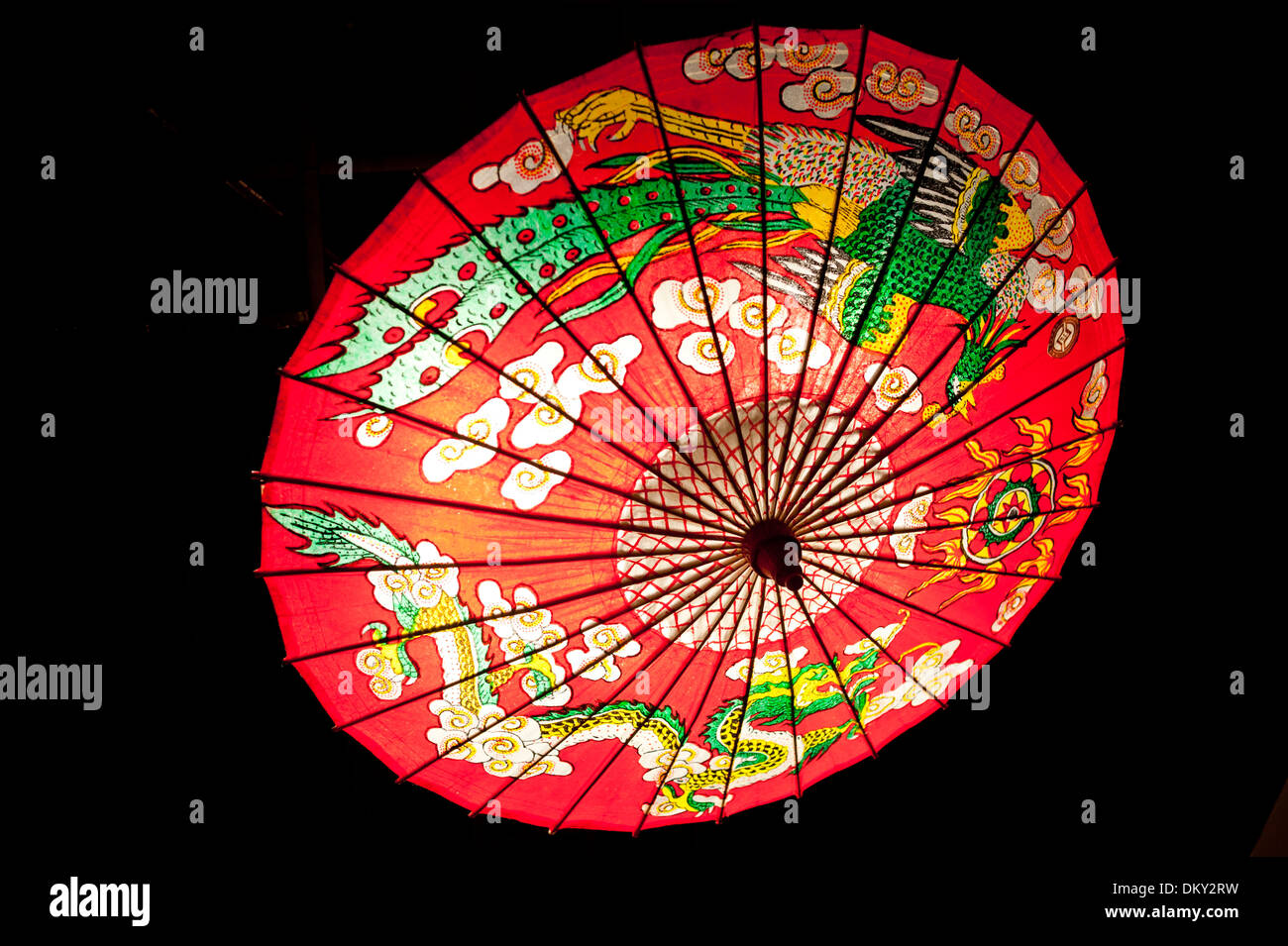 Chinese Arts And Crafts Oiled Paper Umbrella Stock Photo Alamy