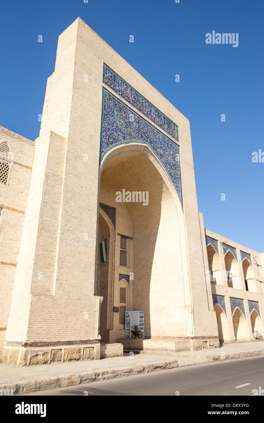 Kukeldash Madrasah, also known as Kukaldosh Madrasah, Bukhara, Uzbekistan Stock Photo