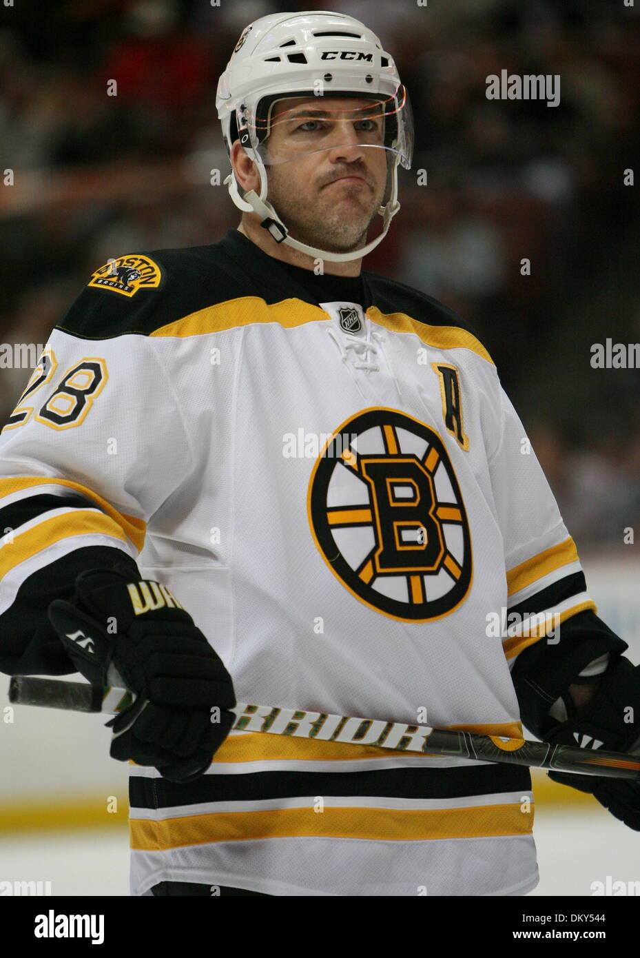 Mike Recchi Jan 13, 2010 - Anaheim, California, USA - Boston Bruins right wing MARK ...