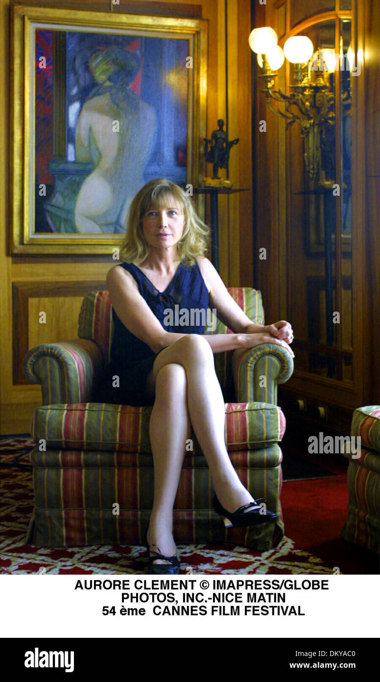 May 22 2001 AURORE CLEMENT © IMAPRESS/ NICE MATIN 54  me CANNES May 22 2001 AURORE CLEMENT © IMAPRESS/ NICE MATIN 54  me CANNES