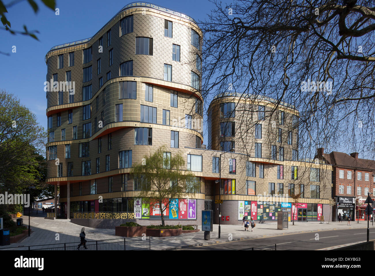 The Fold, Sidcup, United Kingdom. Architect: Studio Egret West Limited,  2013 Stock Photo - Alamy