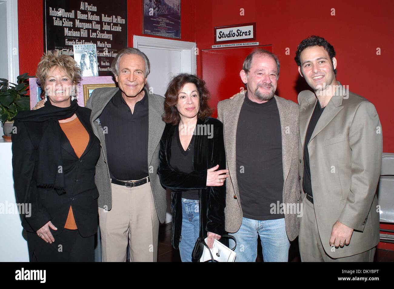 Mar. 26, 2002 - Hollywood, CALIFORNIA, USA - K28933TR.PLAY - REUNION IN  PRAGUE.LEE STRASBERG CREATIVE CENTER, HOLLYWOOD, CA.02/14/2003. TOM  RODRIGUEZ / 2003.CHRISTINE ANDERSON GROH WITH HUSBAND DAVID GROH, EILEN  KAGAN WITH HUSBAND