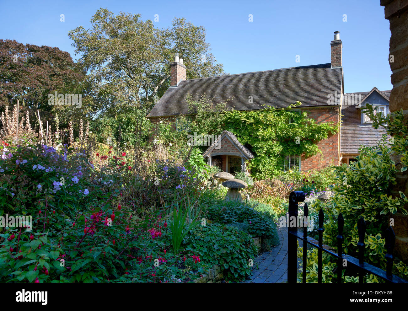 Cottage garden england flowers hi-res stock photography and images - Alamy