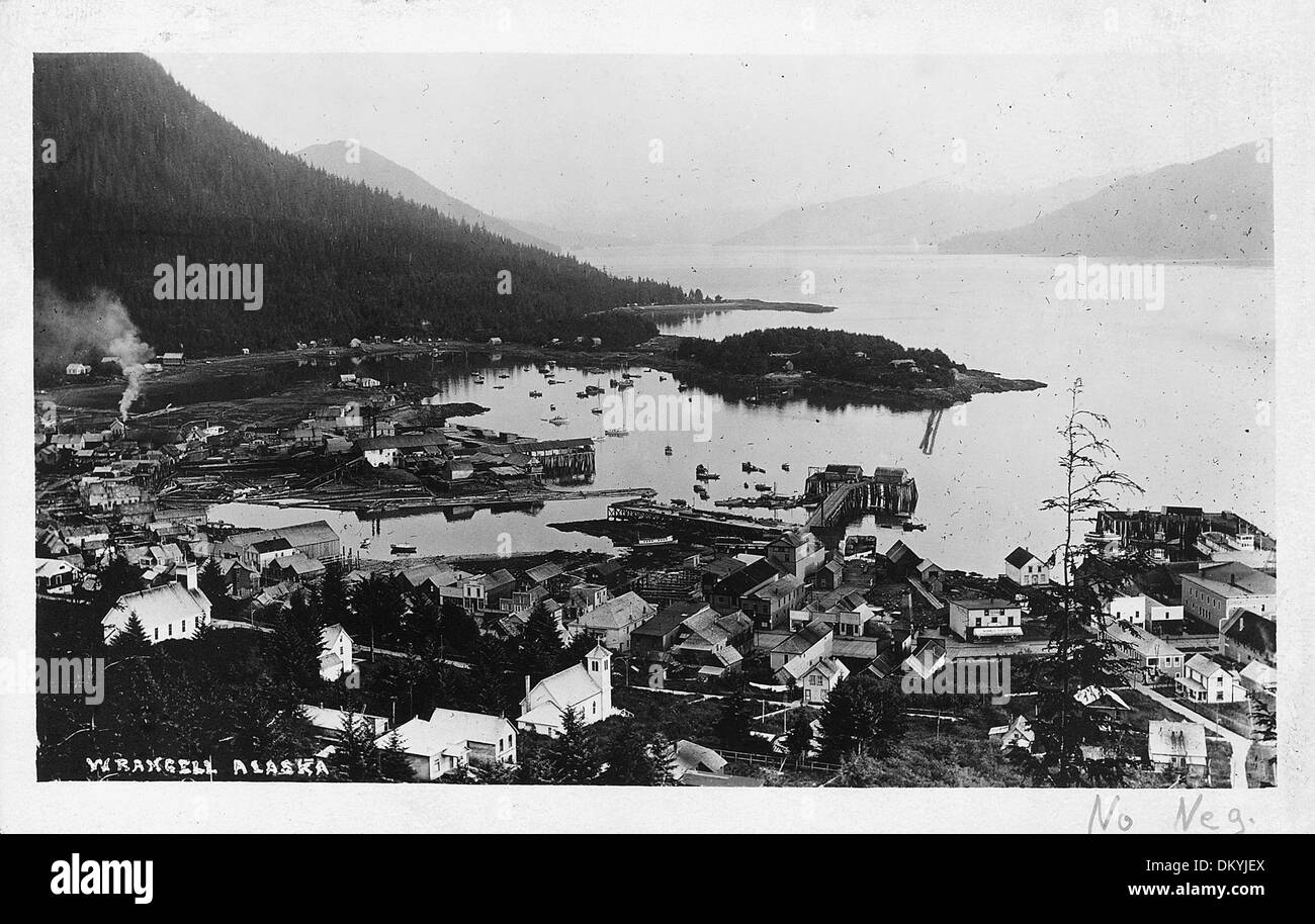 Alaska view of wrangell and harbor 298730 hires stock photography and images Alamy