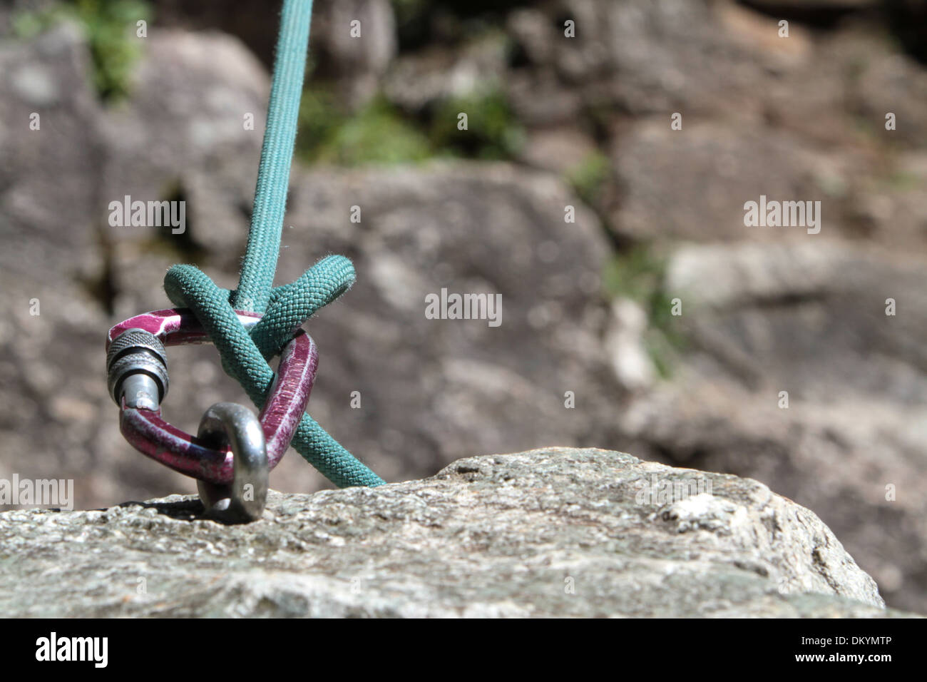 Carabiner and rope hires stock photography and images Alamy