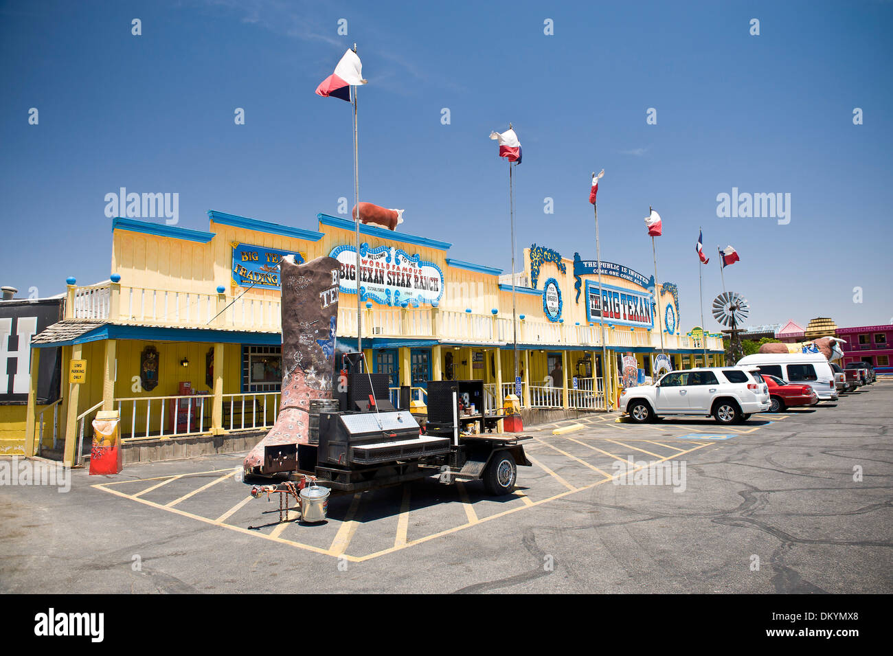 The Big Texan Restaurant, Amarillo, Texas, USA Stock Photo