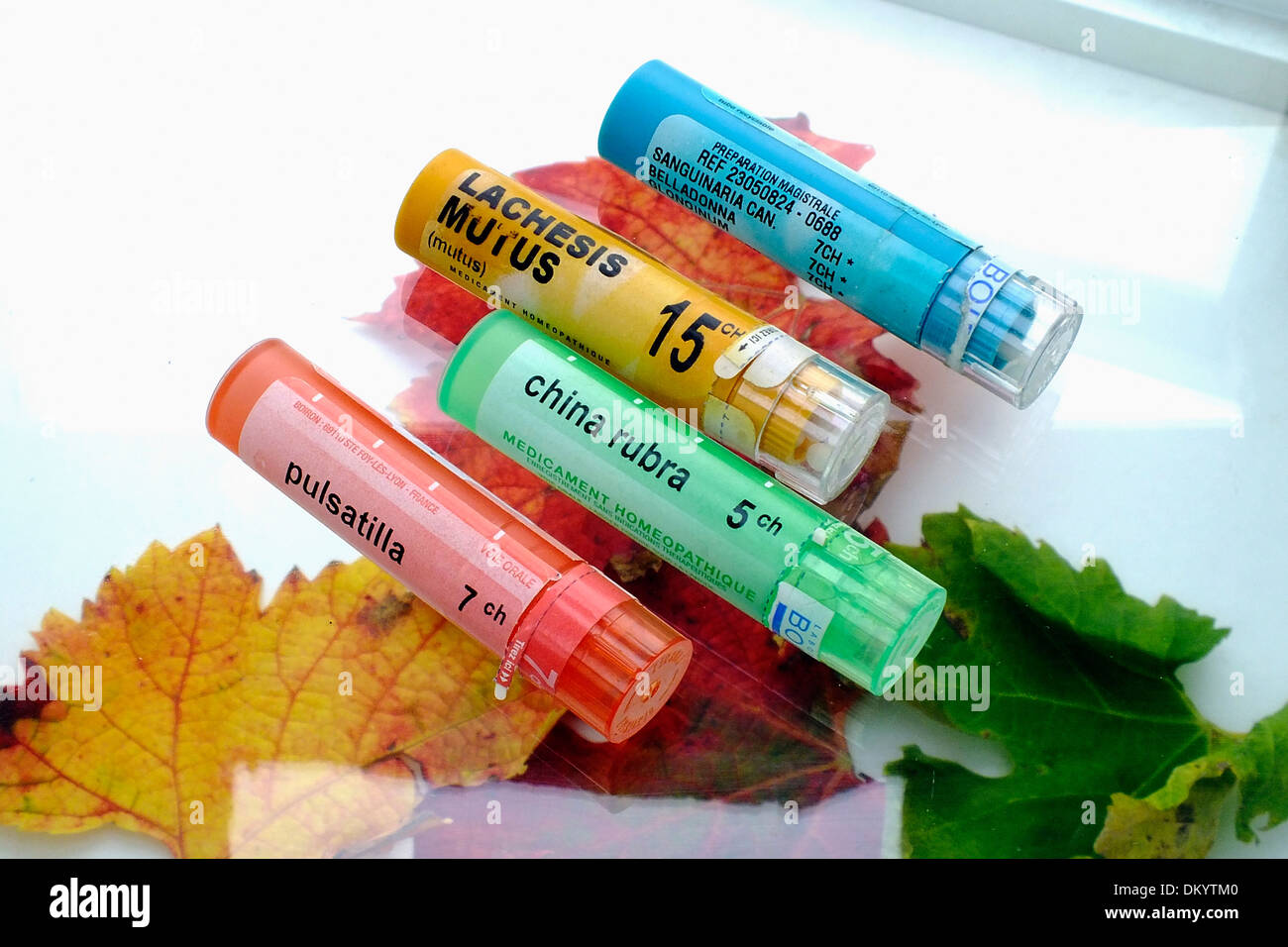 HOMEOPATHY Stock Photo