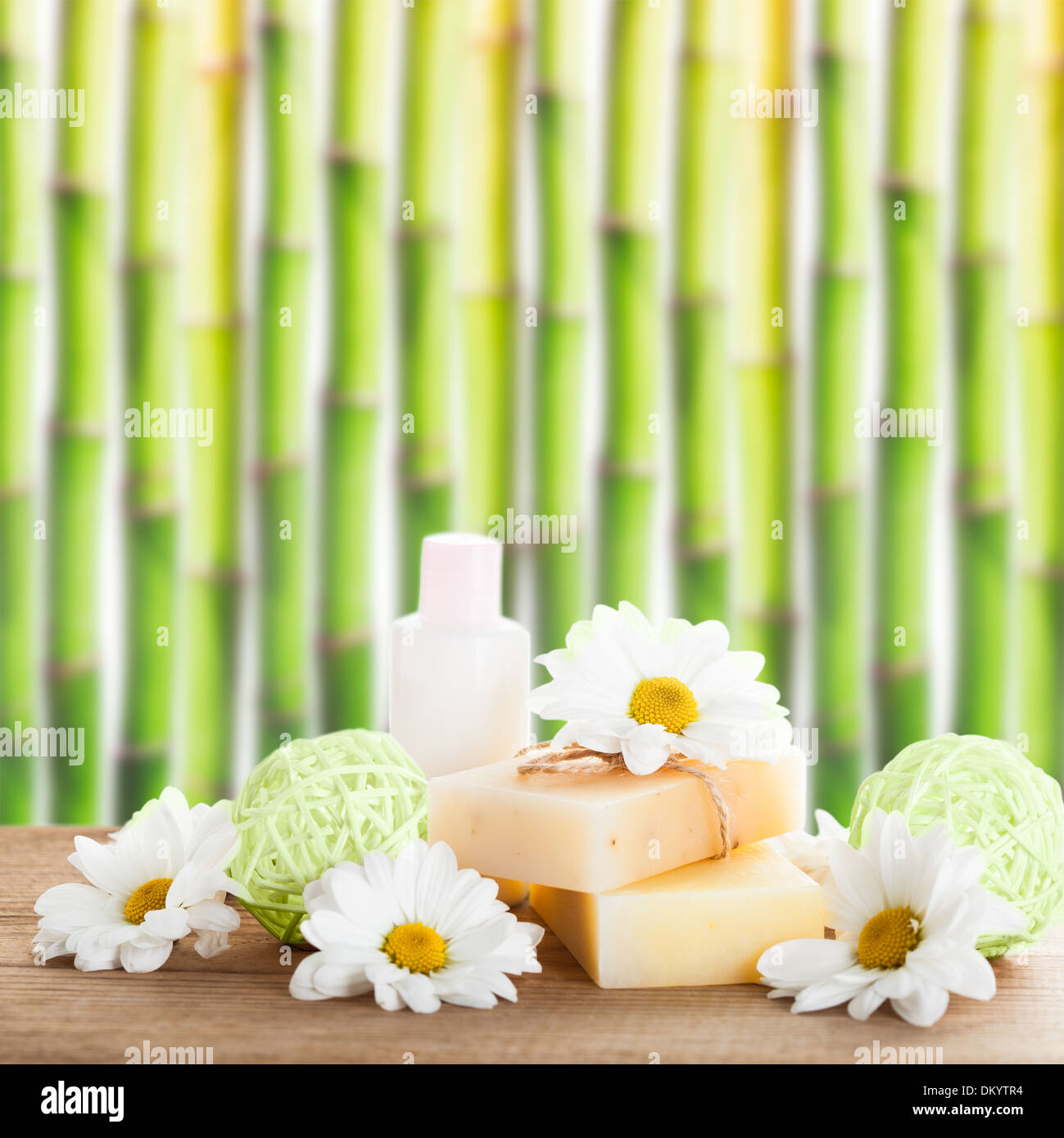 Natural cosmetics concept: soap and cream Stock Photo - Alamy