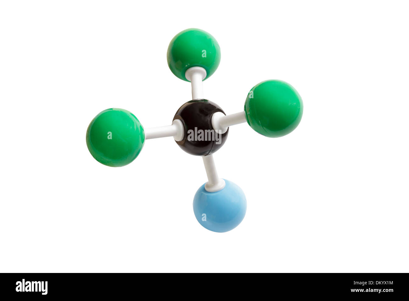 CFC molecule model Stock Photo 63922704 Alamy