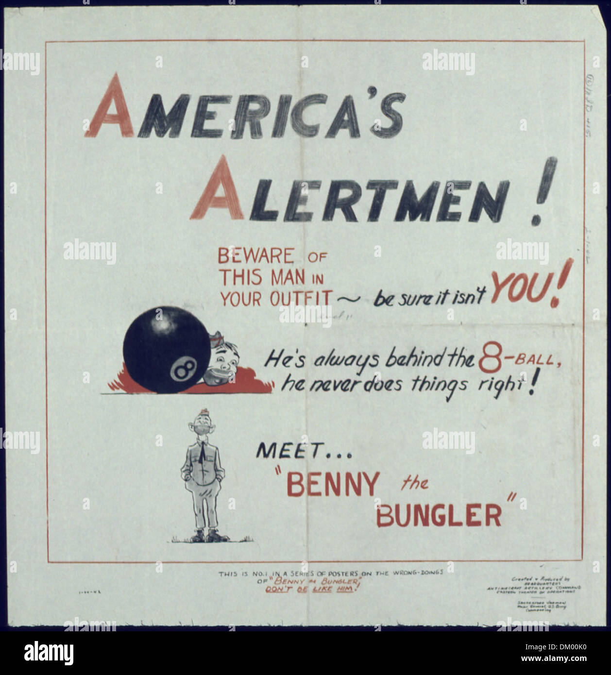 'America's Alertmen...Meet Benny the Bungler' 513957 Stock Photo