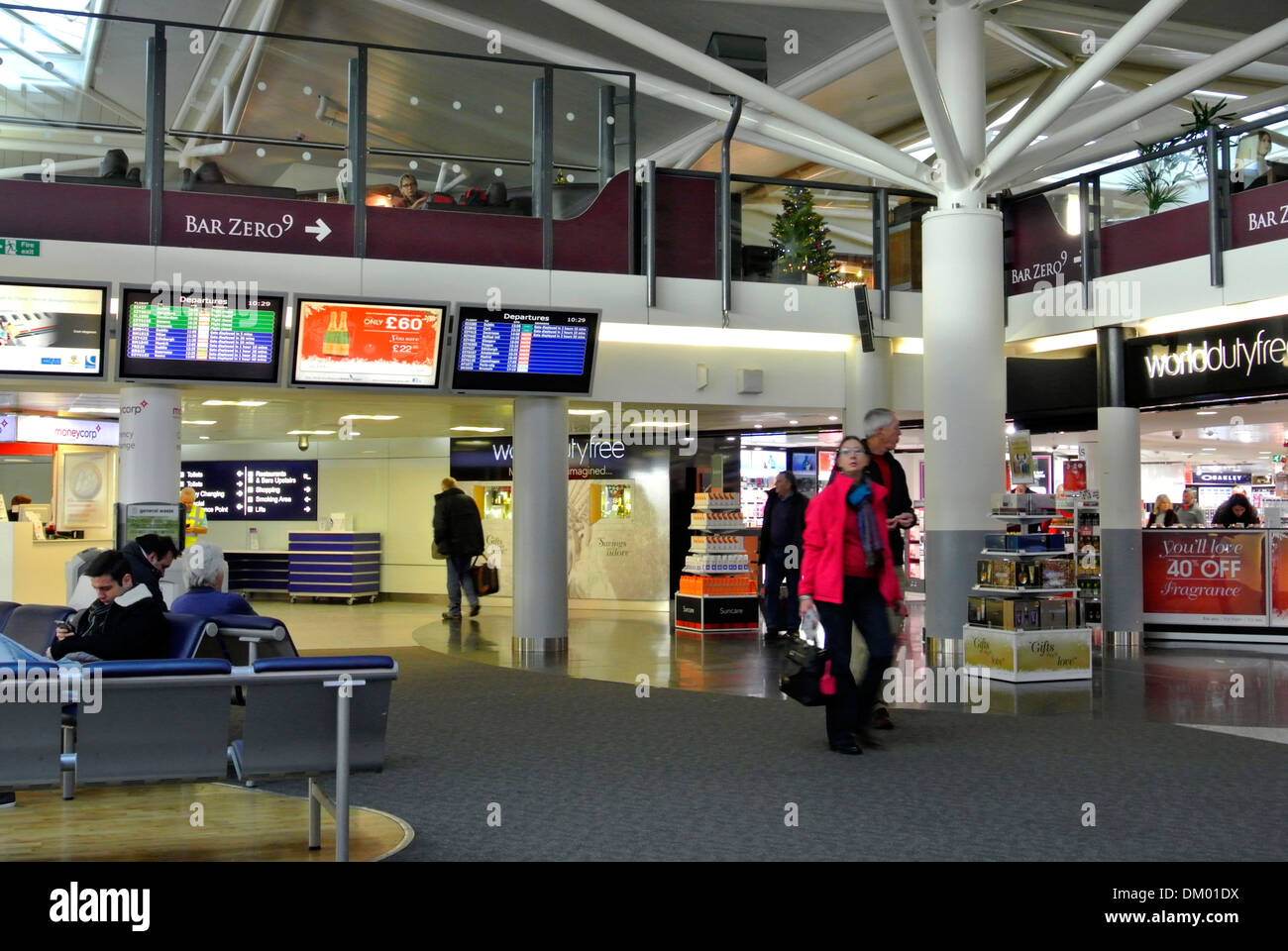 Bristol Airport England UK Departure lounge Stock Photo 63925398 Alamy