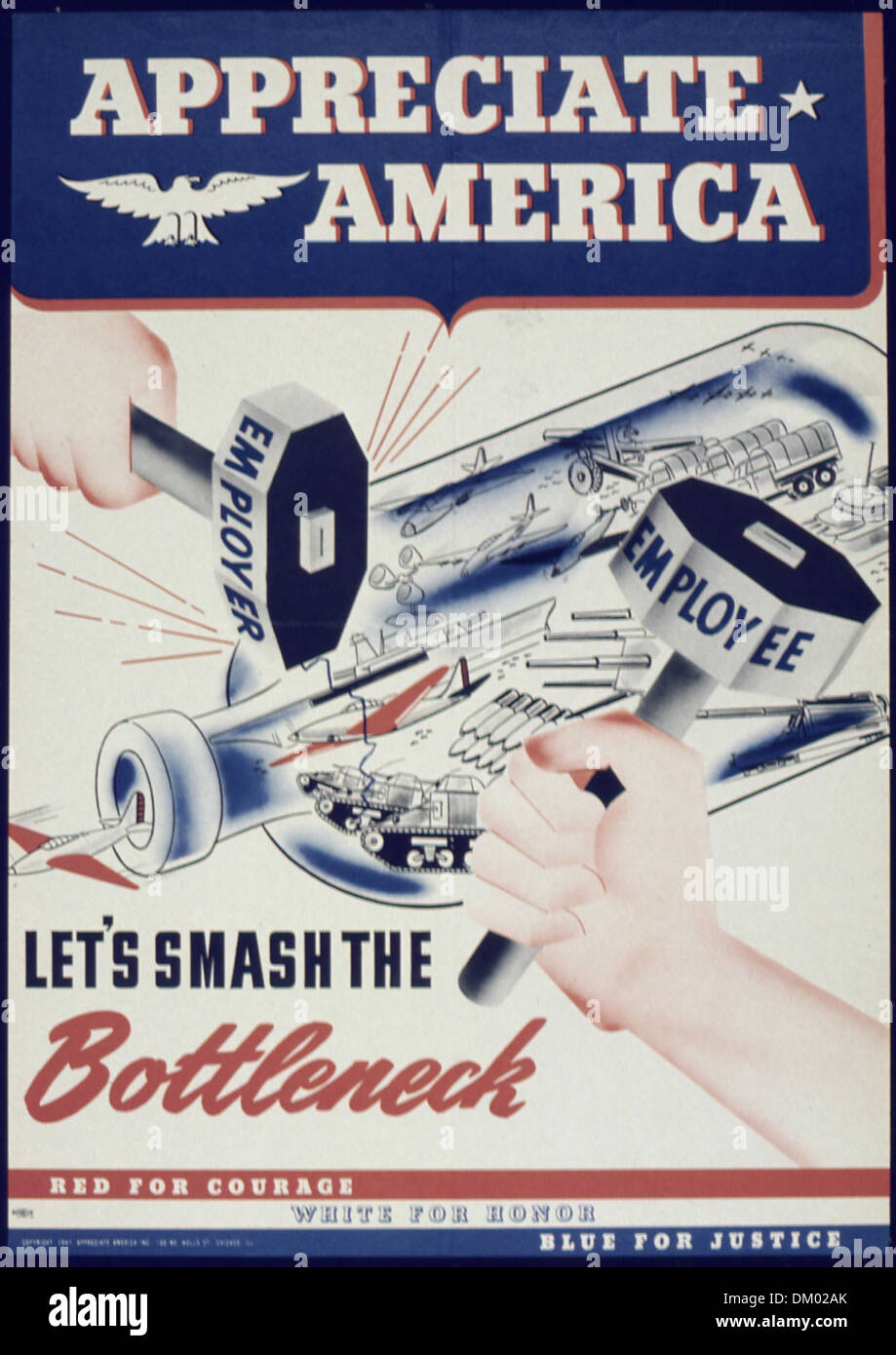'Appreciate America Let's Smash The Bottleneck' 513870 Stock Photo