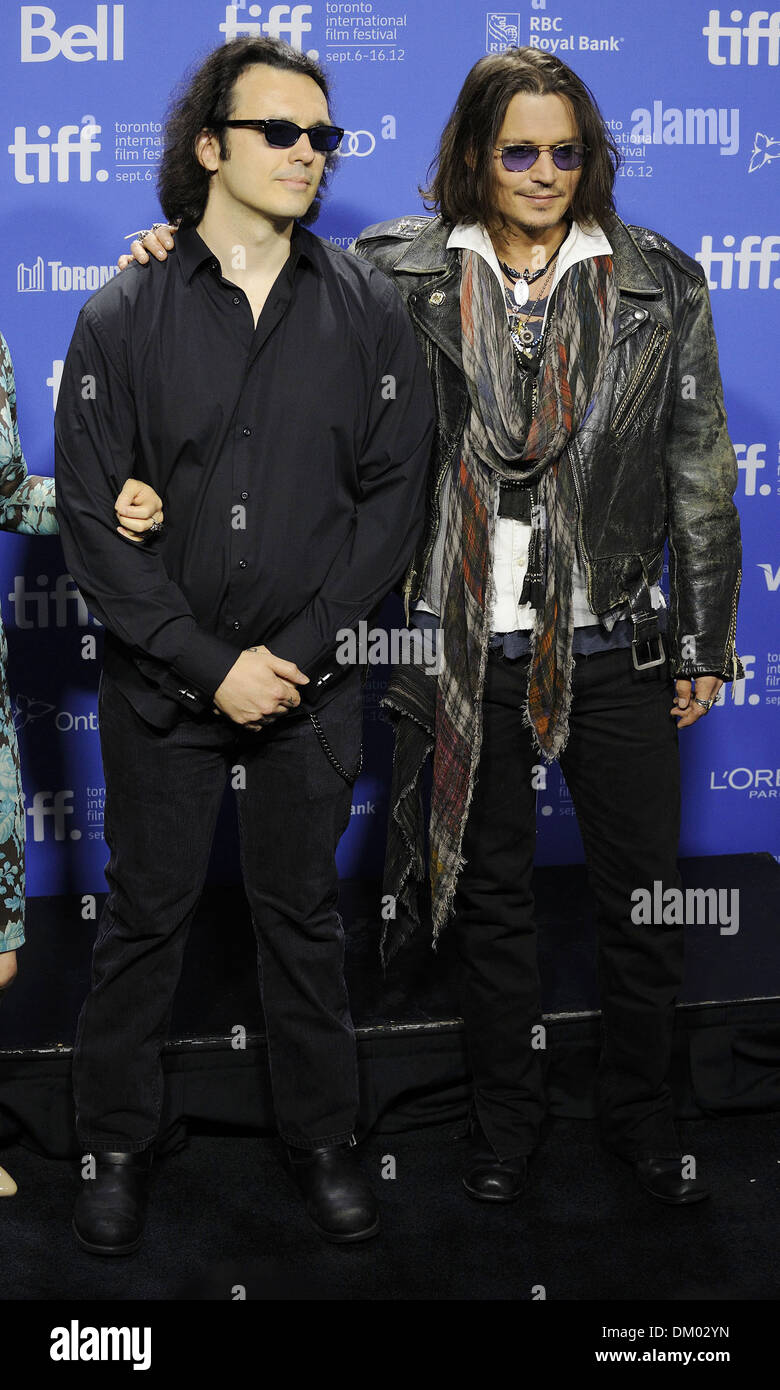 Damien Echols and Johnny Depp 2012 Toronto International Film Festival