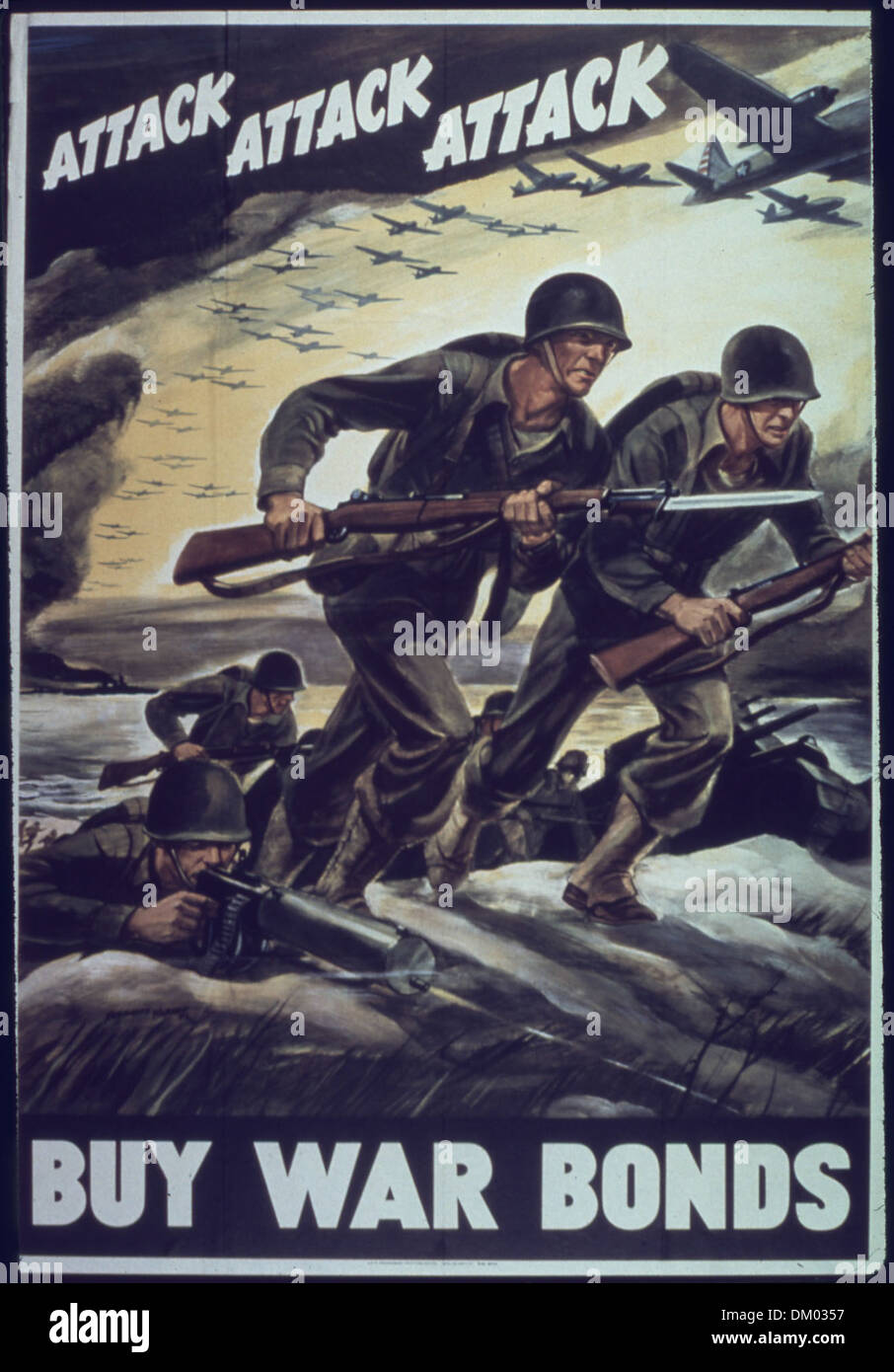 This American propaganda poster from World War II urges the public to ...
