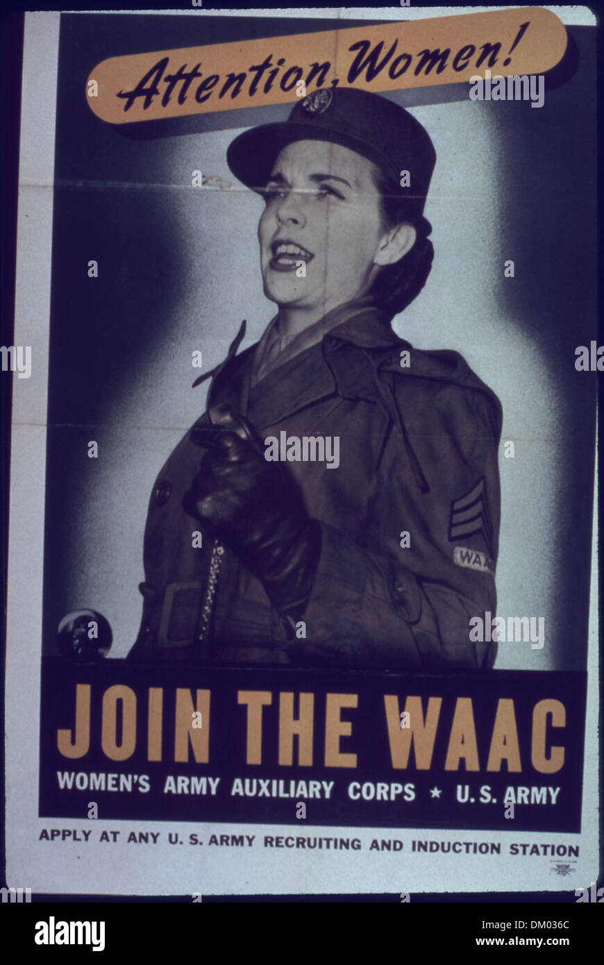 'Attention, women Join the WAAC' 513892 Stock Photo