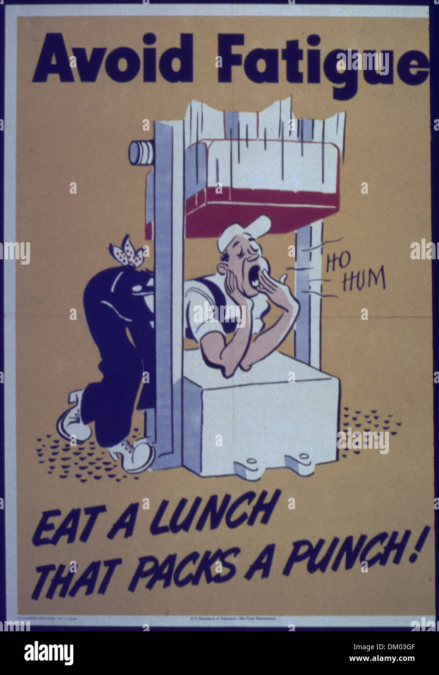 'Avoid fatigue - Eat a lunch that packs a punch' 513896 Stock Photo