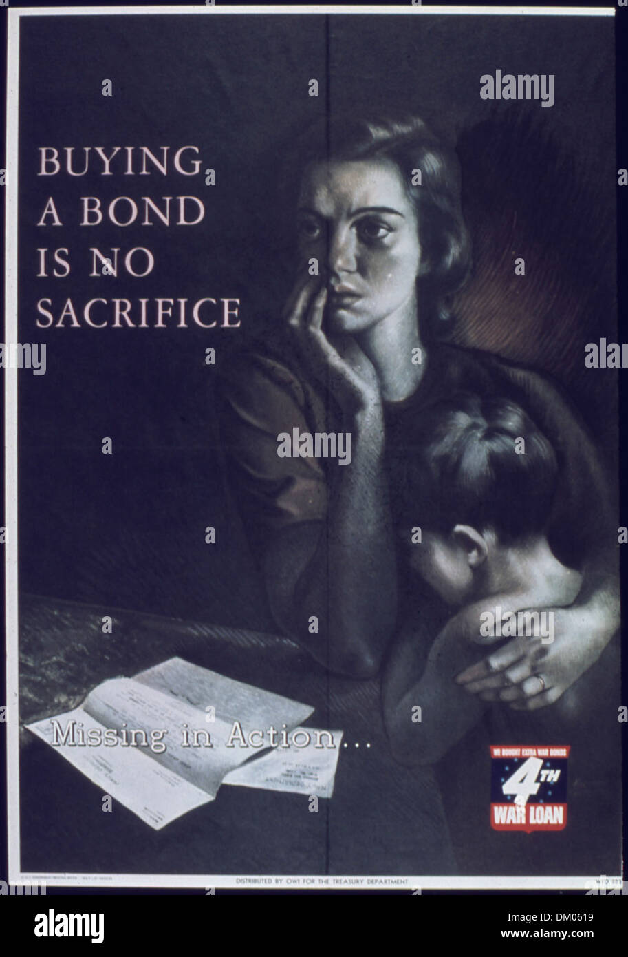 'Buying a Bond is no Sacrifice' 514014 Stock Photo