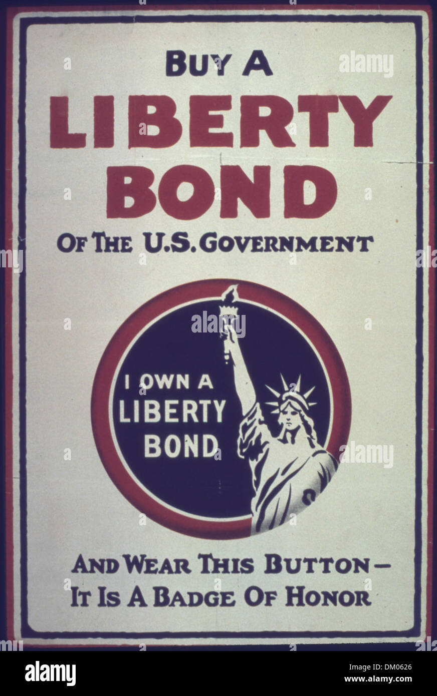 'Buy a liberty bond of the U.S. government' 513991 Stock Photo