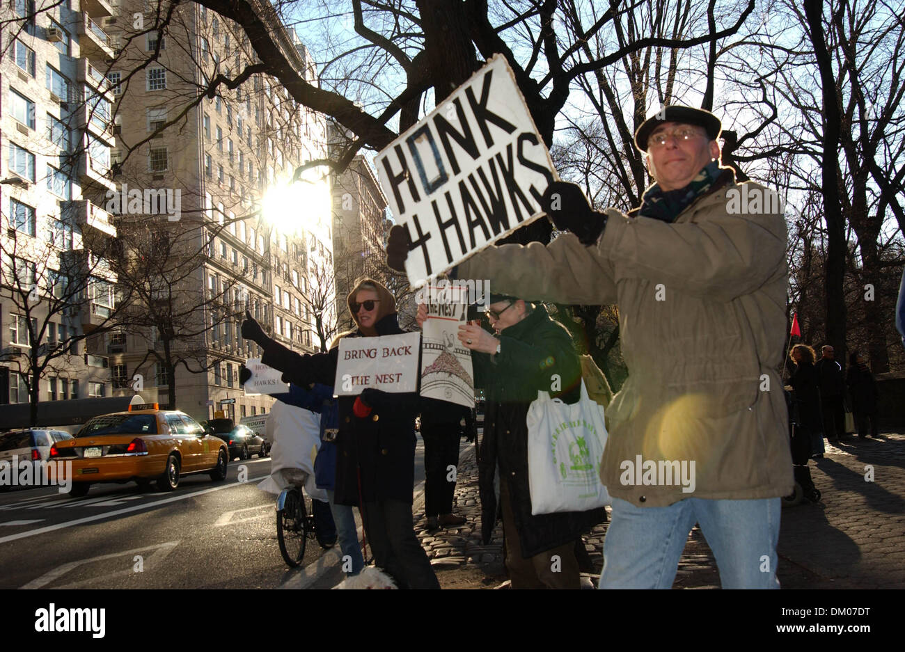May 5, 2001 - K40855AR.PROTESTERS OUTSIDE THE BUILDING WHERE THE FAMOUS ...