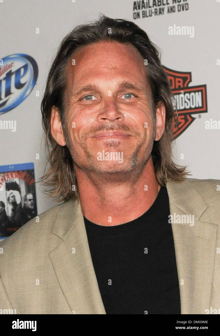 Chris Browning Premiere Screening of FX's 'Sons Of Anarchy' Season 5 Held at Westwood Village Theater Los Angeles Califorina - Stock Photo