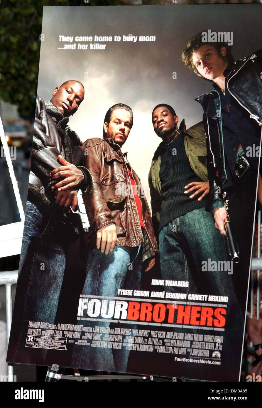 Four brothers 2005 poster hi-res stock photography and images - Alamy