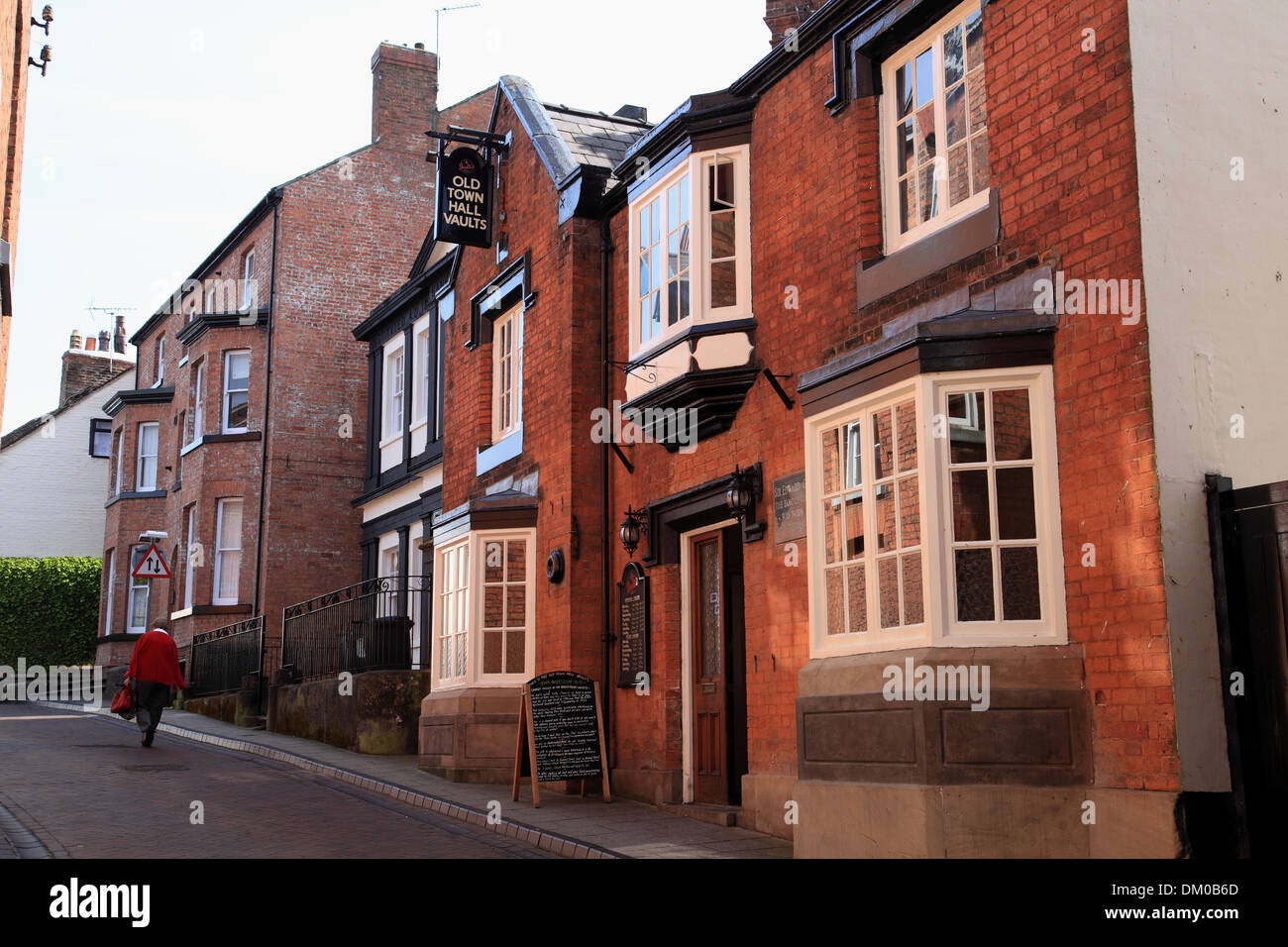 The Old Town Hall Vaults in High Street in Whitchurch, Shropshire, birthplace of the composer