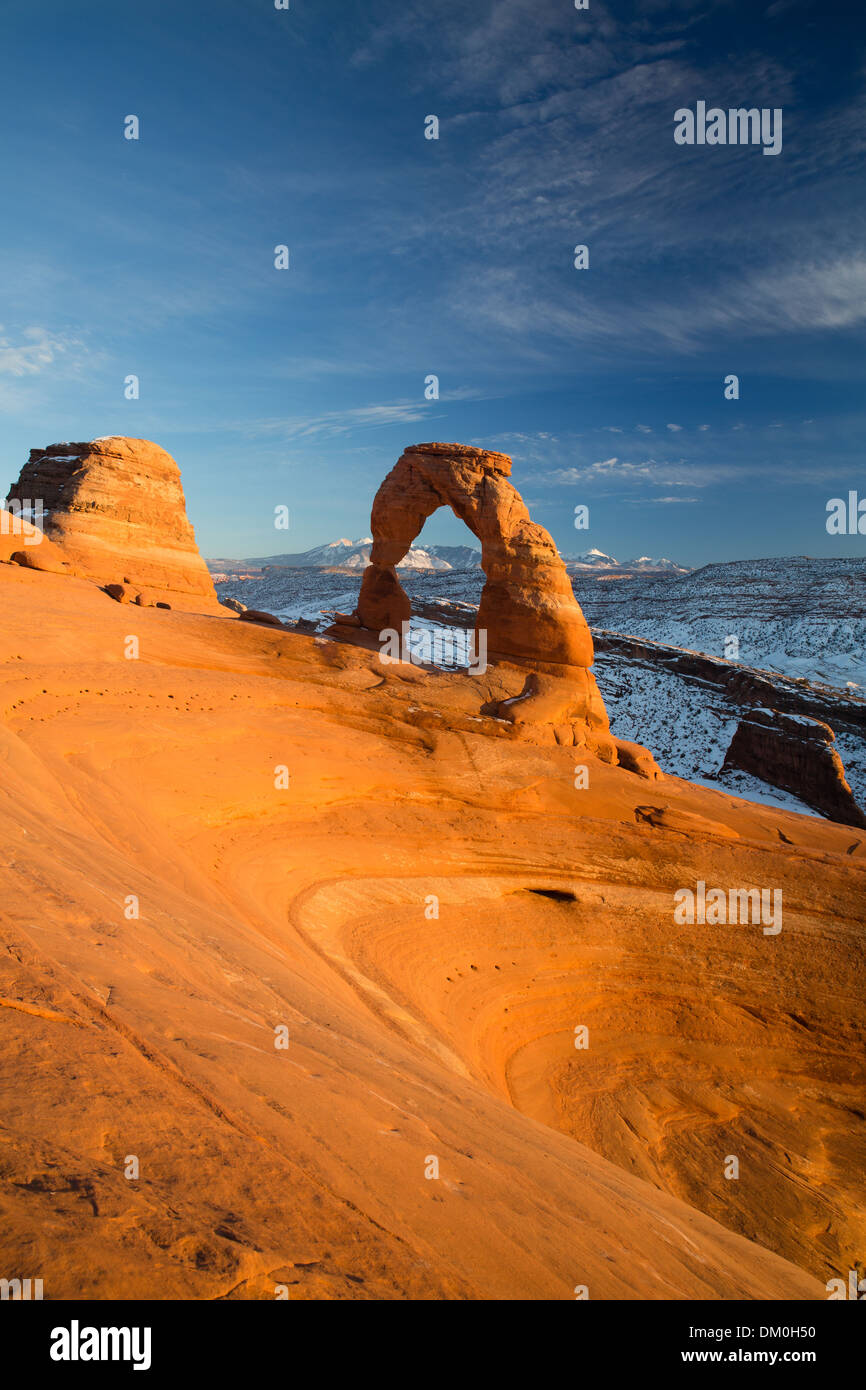 Delicate Arch, Arches National Park, Utah, USA Stock Photo